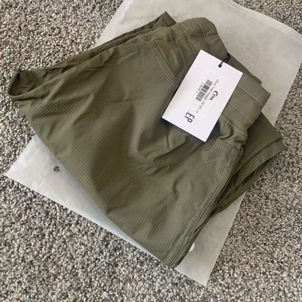 SOLD- Zyia Olive Trailer Joggers